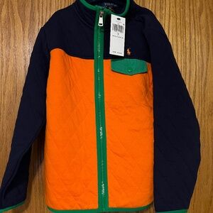 NWT Boys' Color Blocked Quilted Double Knit Jacket - Little Kid-Size 7